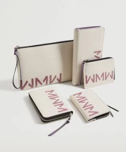 Mango Saffiano-effect Cardholder Pale Pink -Mango Jewellery Wallets Belts For Women Sales unnamed file 851