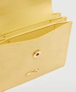 Mango Snake Effect Cardholder Pastel Yellow -Mango Jewellery Wallets Belts For Women Sales unnamed file 874