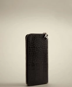 Mango Croc-effect Wallet Black -Mango Jewellery Wallets Belts For Women Sales unnamed file 887