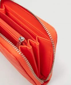 Mango Padded Logo Wallet Orange -Mango Jewellery Wallets Belts For Women Sales unnamed file 913