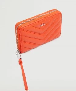 Mango Padded Logo Wallet Orange -Mango Jewellery Wallets Belts For Women Sales unnamed file 915