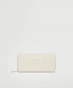 Mango Logo Wallet White